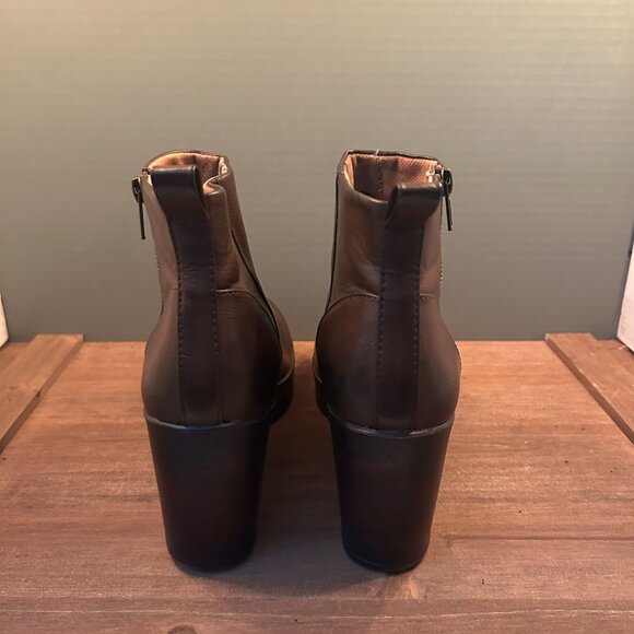 BOC Womens Brown 3.25" Heeled Boots Size 8.5M - Picture 5 of 8